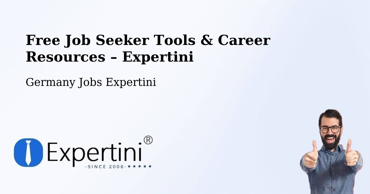 Free Job Seeker Tools & Career Resources – Gaimersheim - Gaimersheim, Germany Jobs Expertini